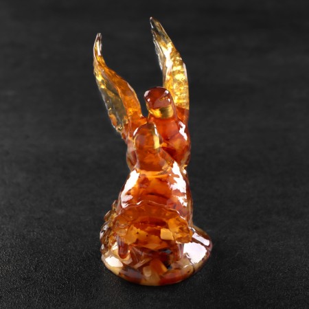 Souvenir "pigeons", large, amber-3