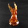 Souvenir "pigeons", large, amber