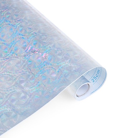 Self -adhesive film, holography, silver, 1024, 0.45 x 3 m, 3 md
