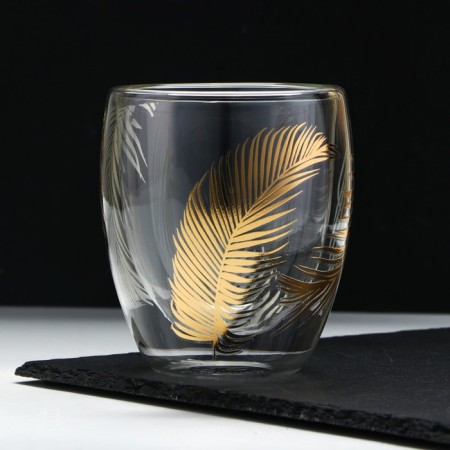 A glass with double walls "Tropics", 300 ml-1