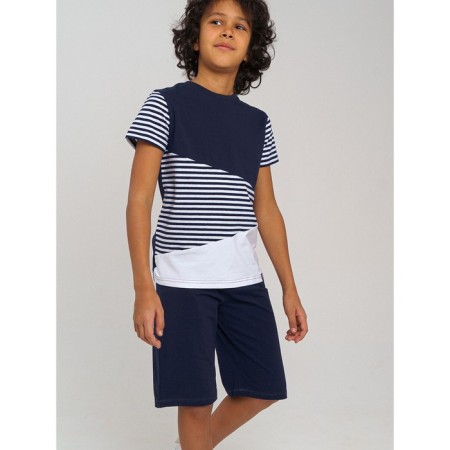 Set for the boy PlayTode: T -shirt and shorts, height 134 cm-3