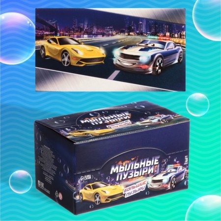 Soap bubbles "Super Cars", 95 ml-4