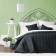 Set "Jerry": a blanket 230 x 250 cm, pillowcase 45 x 45 cm - 2 pcs, color wet asphalt