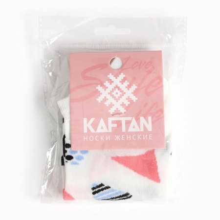CAFTAN socks "Abstraction", river 36-39, col. white-5