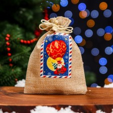 Gift bag with thermal monklake, 10 x 14 cm