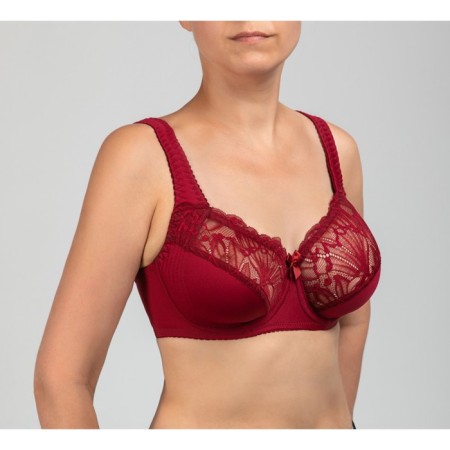 Women's bras of Lengy, size 95d, color red Rumba