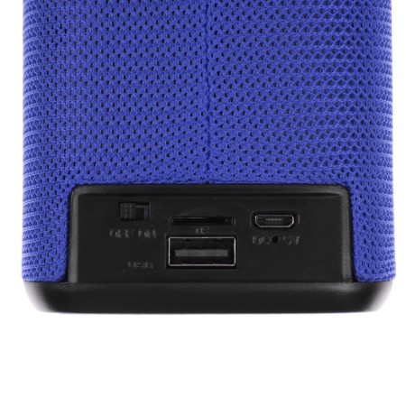 Portable column LM-882, 10 W, Bluetooth 5.0, 800 mAh, backlight, Micro SD, blue-3