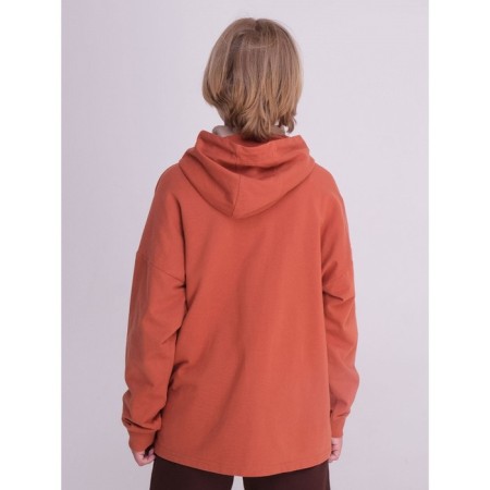 Sweatshirt for boys, height 128 cm, copper color-3