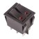 Klavima switch 250V 15A (6C) On -OFF black with double backlight (RWB-512, SC-797) Rexant