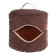 A house transforming in 2 stoves, 33 x 29 x 29 cm, furniture fabric, brown