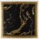 Palette packaging for flowers "marble", matte, black-gold, 57 x 57 cm