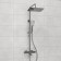 Show system Wasserkraft a199.069.126.087.ch Thermo, tropical shower, thermostat, chrome