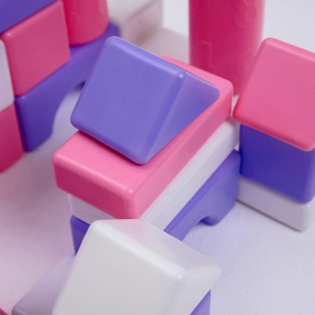 Construction set, 21 elements, 60 × 60, pink color-8