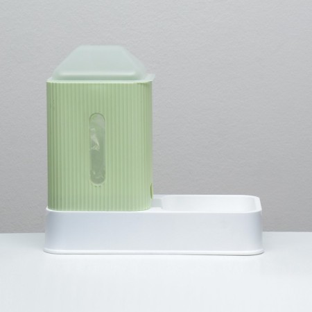 Animal auto feeder 3.5 l, white-green-1