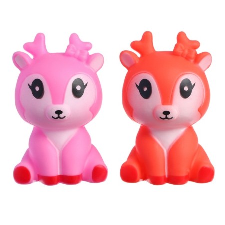 A set of rubber toys for the bathtub "deer", 2 pcs, color mix, crush me-10
