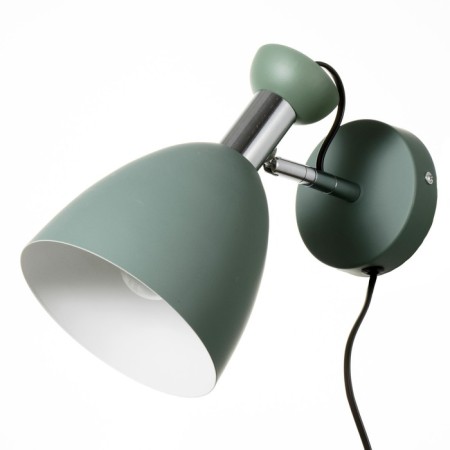 Sconces with a switch on the wire "Claudia" E27 40W green 28x15x20cm-1