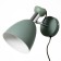 Sconces with a switch on the wire "Claudia" E27 40W green 28x15x20cm