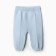 Knitted costume (jumper, trousers), blue color, height 68