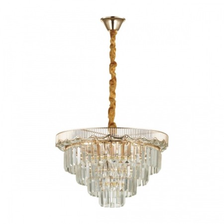 Lumion chandelier. Esmé, 8x40W, E14, 775x500x500 mm, gold color
