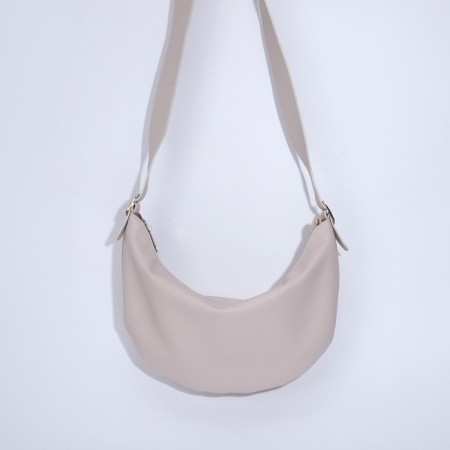Women's bag over the shoulder Textura, small size, beige color-1