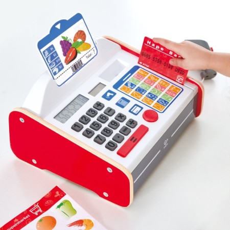 Set of game "Wooden Cashier", with light and sound-8