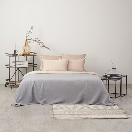 Set of pillowcases Essential, size 70x70 cm, 2 pcs, beige color-6