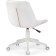 Computer chair Kelmi 1 plastic/eco -leather, white/white 51x61x78 cm