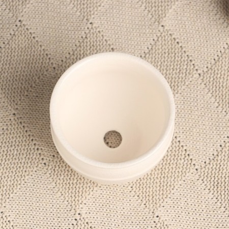 Pot "Fox" White, 8x8x6cm-2