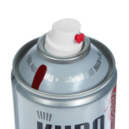 Enamel Kudo car repair "Cherry 127", alkyd, aerosol, 520 ml-1