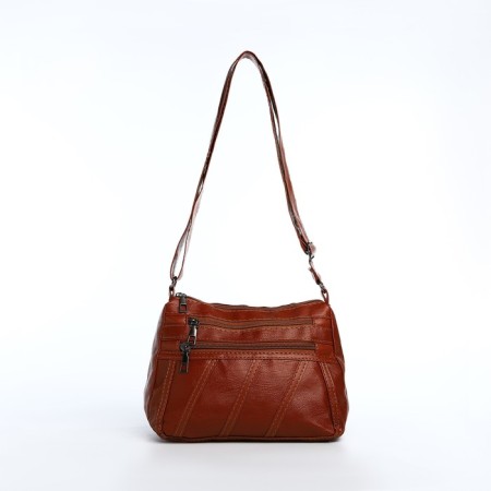 Love bag with lightning, brown color