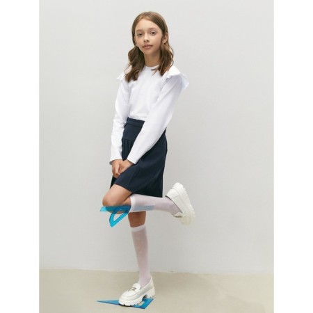 Longsliv children's Amarobaby Ruffle, height 128 cm, white color-8