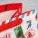 Gift package with a wide bottom "New Year's Post", 25 x 19 x 18 cm, New Year