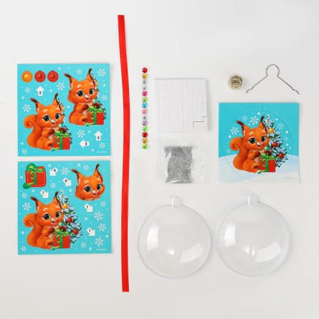 Set for creativity "Application in the ball" Squirrel "-2