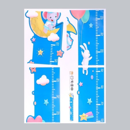 Stick plastic Interior color Rostomer "Elephant for a month" 50x70 cm-1