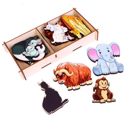 Set "Herbivorous animals on magnets" 12 details-2