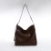 Women's bag-bag on a magnet, cosmetic bag, brown color