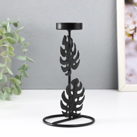 Summary Metal for 1 candle "Two sheets of monsters" d = 4 cm 8x8x13.5 cm-2
