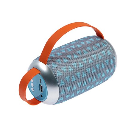 Portable column Luazon Lab-54, 10 W, 1200 mAh, Microsd, AUX, USB, gray-turquoise-1