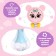 Musical toy "Funny Mishutka", sound, light, pink color