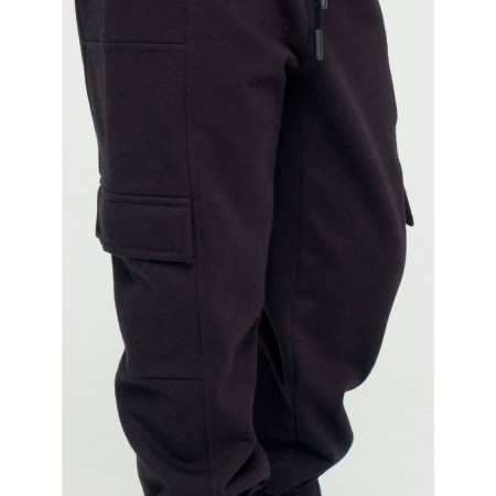 Pants for girls, height 104 cm, black color-14