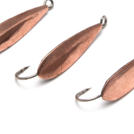 Vertical spin "Yaman" leaflet, size 25 mm, 2.2 g, color copper-1