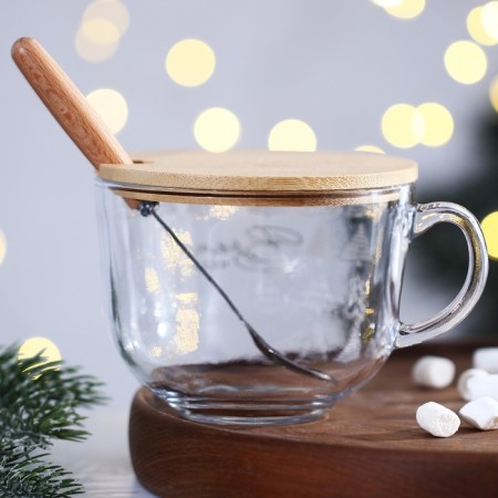 Glass mug "Miracles", 400 ml-2