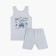 Set for a boy (T -shirt, panties), gray color/Summer, height 110 cm