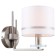 Wall lamp Chart 1x14 40W, size 26.5x16x20.5 cm, Nickel color