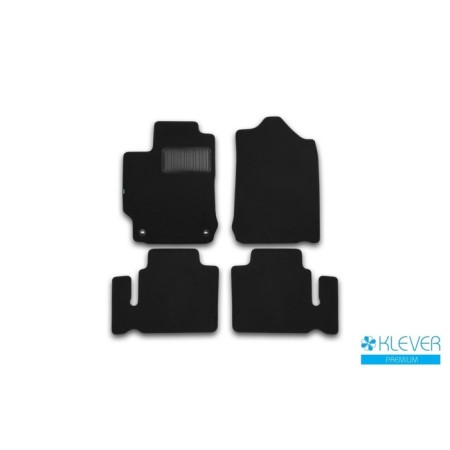 Rugs in the cabin Klever Premium Toyota Camry 2011-2016, sed., 4 pcs. (textile)