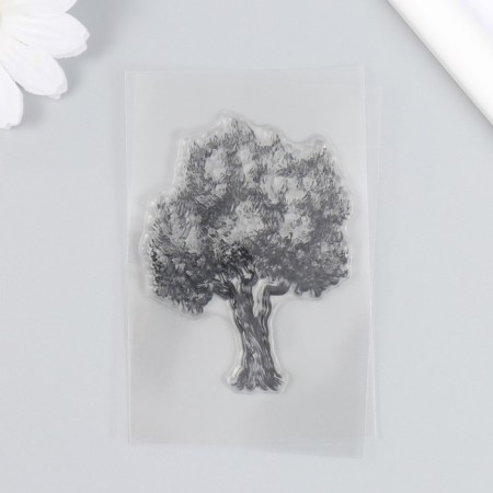 Stamp for creativity Silicon "Tree" 9x6 cm-2