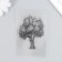 Stamp for creativity Silicon "Tree" 9x6 cm