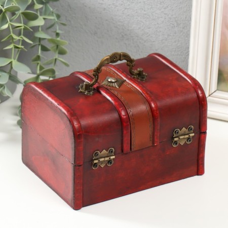 Casket tree "Romb" set 2 pcs brown-red 7.8x11.8x8 cm 11x15.7x11.5 cm-4