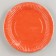 Disposable plate plate plain, orange color