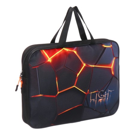 Folder with handles Textile A4, 370 x 280 x 60 mm, Stavia "lava"-1